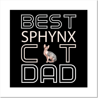 Best Sphynx Cat Dad Posters and Art